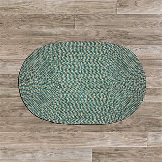 Colonial Mills Softex Check CX35 Teal Area Rug main image