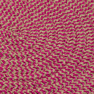 Colonial Mills Softex Check CX37 Magenta Area Rug Closeup Image