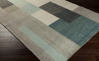 Surya Cypress CYP-1011 Teal Hand Knotted Area Rug 5x8 Corner