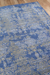 Momeni Cypress CYP-3 Blue Area Rug Corner Image