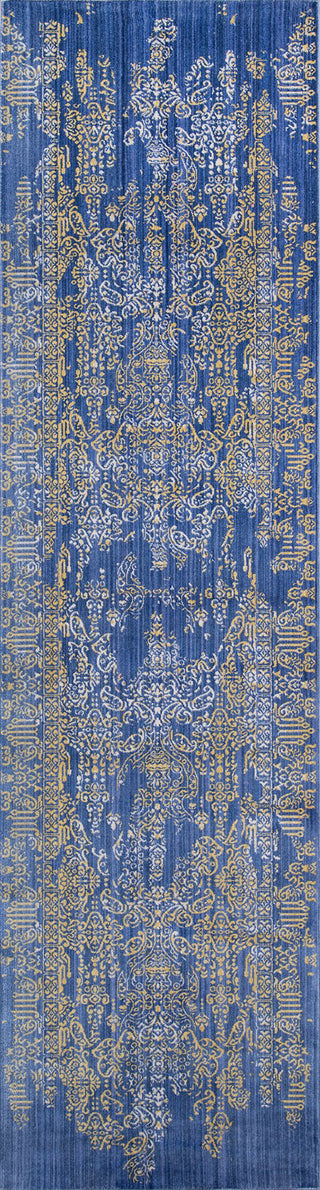 Momeni Cypress CYP-3 Blue Area Rug Runner Image