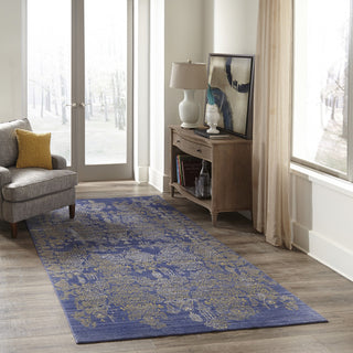 Momeni Cypress CYP-3 Blue Area Rug Room Image Feature