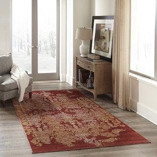 Momeni Cypress CYP-3 Brick Area Rug Room Image Feature