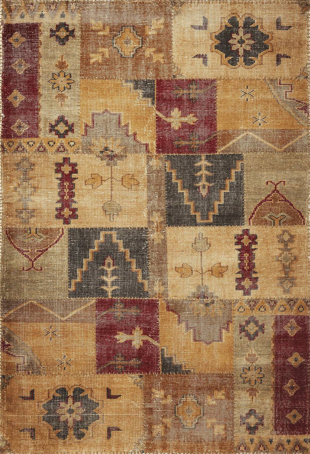 KAS Cypress 3723 Coffee Agra Area Rug