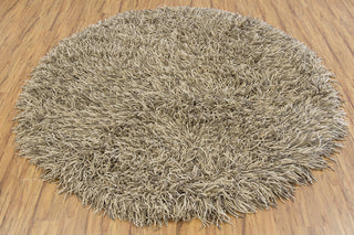 Chandra Cyrah CYR-10800 Taupe/Tan/Ivory Area Rug Round