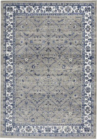 Nourison Cyrus CYR02 Ivory/Navy Area Rug