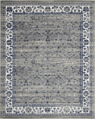 Nourison Cyrus CYR02 Ivory/Navy Area Rug