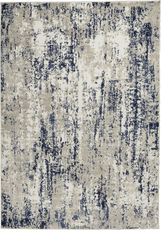 Nourison Cyrus CYR03 Ivory/Navy Area Rug