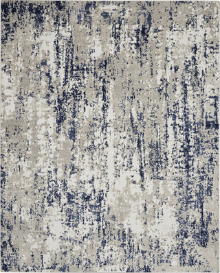 Nourison Cyrus CYR03 Ivory/Navy Area Rug