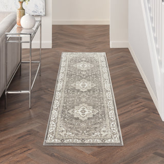 Nourison Cyrus CYR06 Grey Area Rug