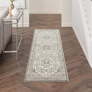 Nourison Cyrus CYR06 Ivory/Grey Area Rug