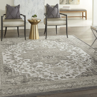 Nourison Cyrus CYR06 Ivory/Grey Area Rug