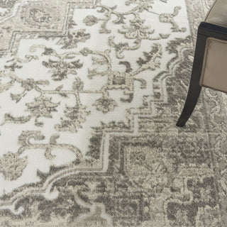 Nourison Cyrus CYR06 Ivory/Grey Area Rug