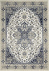 Nourison Cyrus CYR06 Ivory/Navy Area Rug
