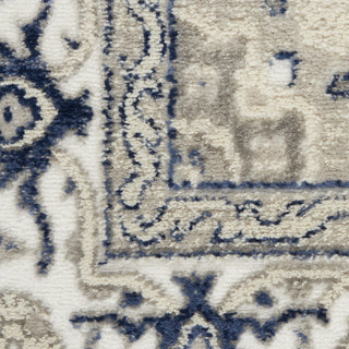 Nourison Cyrus CYR06 Ivory/Navy Area Rug