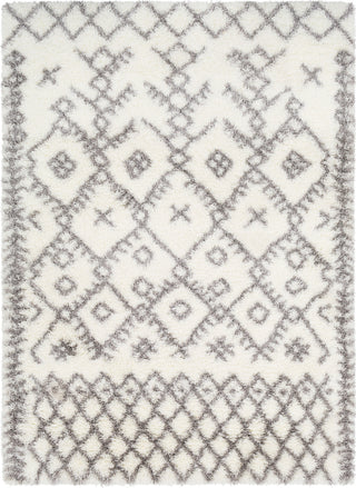 Surya Cloudy Shag CYS-3417 Cream Taupe Black Area Rug main image