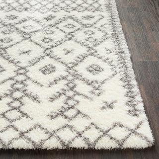 Surya Cloudy Shag CYS-3417 Cream Taupe Black Area Rug Detail Image