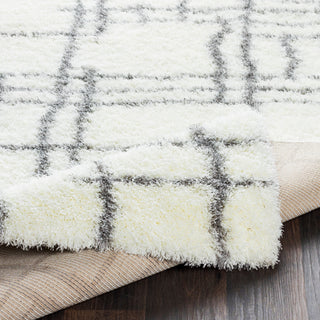 Surya Cloudy Shag CYS-3419 Cream Taupe Black Area Rug Pile Image