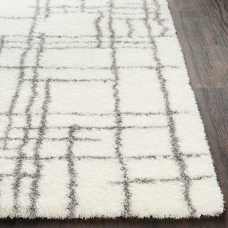 Surya Cloudy Shag CYS-3419 Cream Taupe Black Area Rug Detail Image