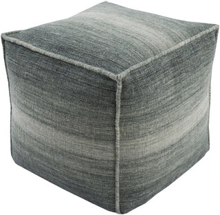 Surya Chaz CZPF-003 Gray Pouf