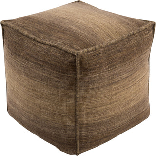 Surya Chaz CZPF-004 Brown Pouf