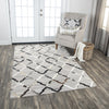 Rizzy Wild Thing WDT103 Gray Area Rug by Donny Osmond Home Room Image Feature