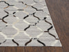 Rizzy Wild Thing WDT104 Gray Area Rug by Donny Osmond Home Corner Image