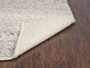 Rizzy Ewe Complete me EWE105 Neutral Area Rug by Donny Osmond Home Corner Image