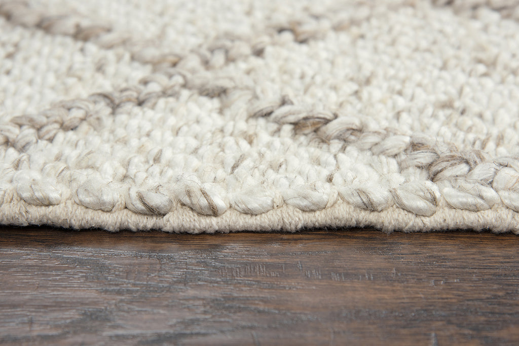 Rizzy Ewe Complete me EWE107 Neutral Area Rug by Donny Osmond Home Room Image Feature