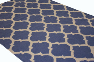 Bashian Hampton D105-FW8 Blue Area Rug Alternate Shot Feature