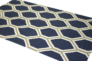 Bashian Hampton D105-FW10 Navy Area Rug Alternate Shot Feature