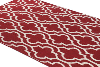 Bashian Hampton D105-FW6 Red Area Rug Alternate Shot Feature