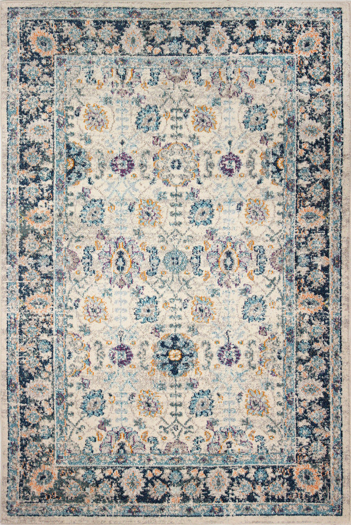 Bashian Dakota D113-MH120 Ivory/Teal Area Rug