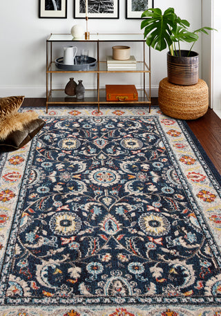 Bashian Dakota D113-MH118 Navy Area Rug