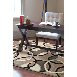 Orian Rugs Da Vinci Overlap Multi Area Rug Room Scene Feature