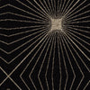 Orian Rugs Da Vinci Illusion Black Area Rug Close Up