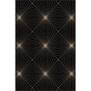 Orian Rugs Da Vinci Illusion Black Area Rug main image