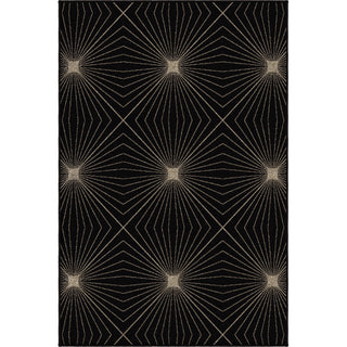 Orian Rugs Da Vinci Illusion Black Area Rug main image