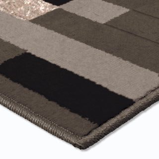 Orian Rugs Da Vinci Reardon Grey Area Rug Corner Shot