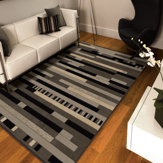 Orian Rugs Da Vinci Reardon Grey Area Rug Room Scene Feature