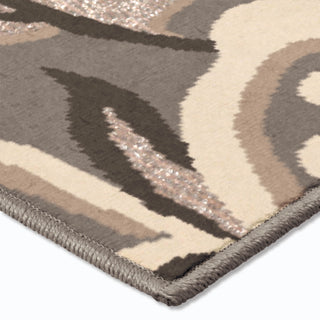 Orian Rugs Da Vinci Sabrina Grey Area Rug Corner Shot