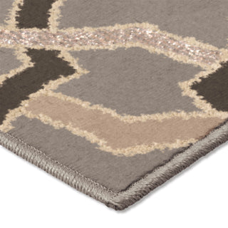 Orian Rugs Da Vinci Luxe Gray Area Rug Corner Shot