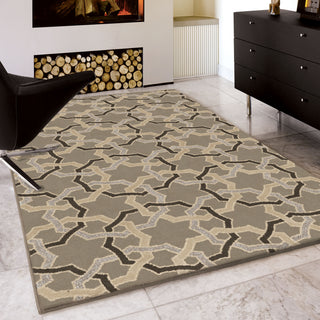 Orian Rugs Da Vinci Luxe Gray Area Rug Room Scene Feature