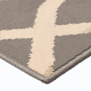 Orian Rugs Da Vinci Gianna Taupe Area Rug Corner Shot