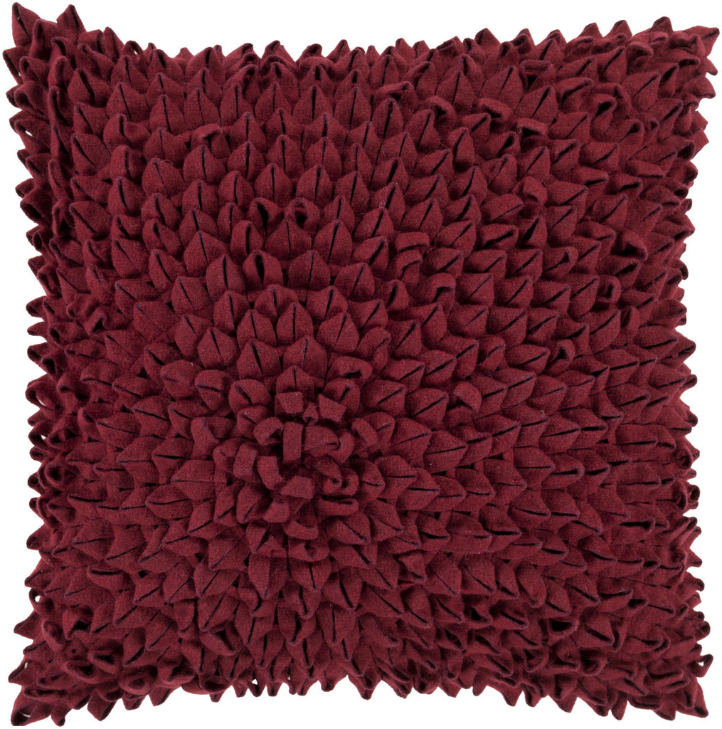 Surya Dahlia Perfect Petal DA-004 Pillow 18 X 18 X 4 Poly filled