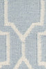 Chandra Dacio DAC-34601 Blue/White Area Rug Close Up