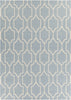 Chandra Dacio DAC-34601 Blue/White Area Rug main image