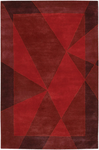 Chandra Daisa DAI-9 Red/Burgundy Area Rug main image