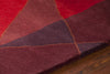 Chandra Daisa DAI-9 Red/Burgundy Area Rug Detail