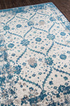 Momeni Dakota DAK16 Blue Area Rug Corner Image Feature